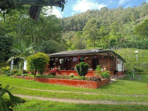 Casa de la finca Entre Montañas en Antioquia